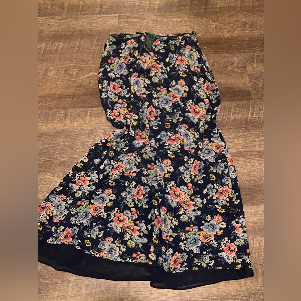 🥀Ralph Lauren Floral Midi Skirt🥀